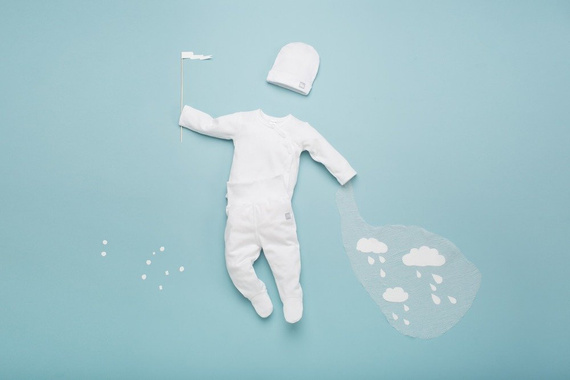 Body rozpinane z długim rękawem "WHITE"