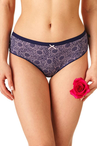 Figi damskie LPC 755 2-pak Key granatowy czerwony