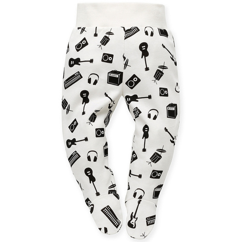 Półśpiochy niemowlęce dla chłopca Lets Rock Pinokio - ecru