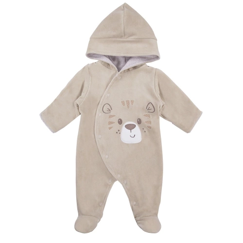 Pajac welurowy "Baby Love" Ewa Klucze - niebieski 