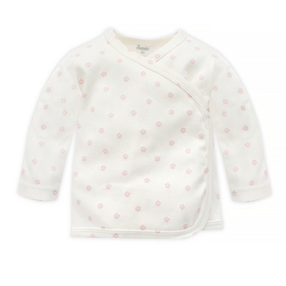 Kaftanik niemowlęcy wiązany Lovely Day Pinokio - rose ecru