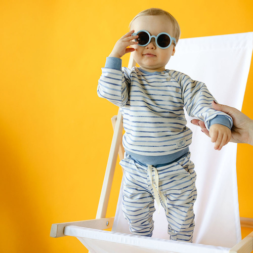 Spodnie bawełniane Elephant Eevi - paski