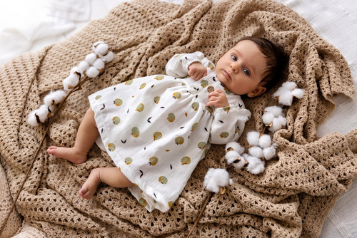 Sukienka muślinowa "Muslin Apples"  Makoma 