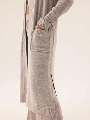 Szlafrok damski 41948 Fudge Henderson jasny szary