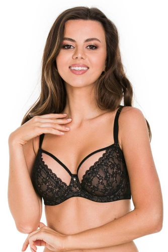 Biustonosz miękki 19160 Madame Mediolano czarny