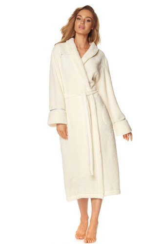 Szlafrok Damski pluszowy 2084 Satyn L&L - baletowy