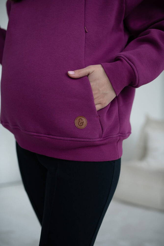 Bluza do karmienia Motherhood Milk&Love oversize fioletowy