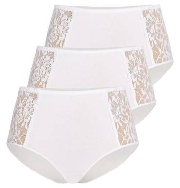 Wielopak figi z wysokim stanem Loren Teyli - biały