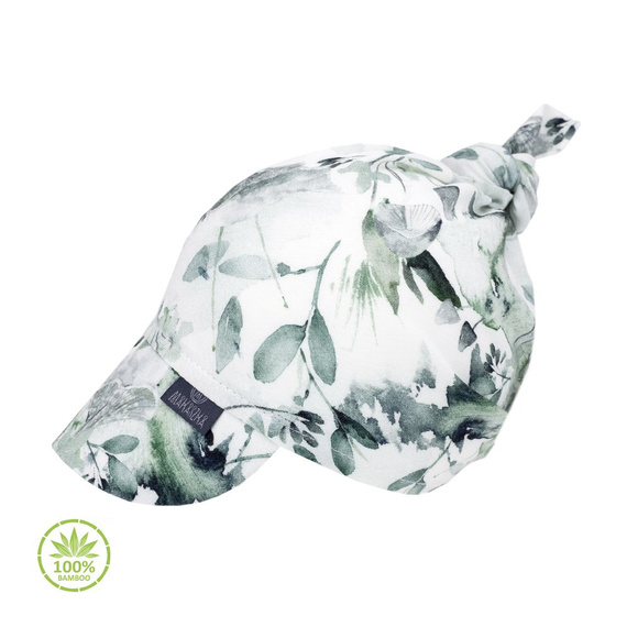 Chustka z daszkiem na gumce 100% Bamboo Ornithology - Makaszka