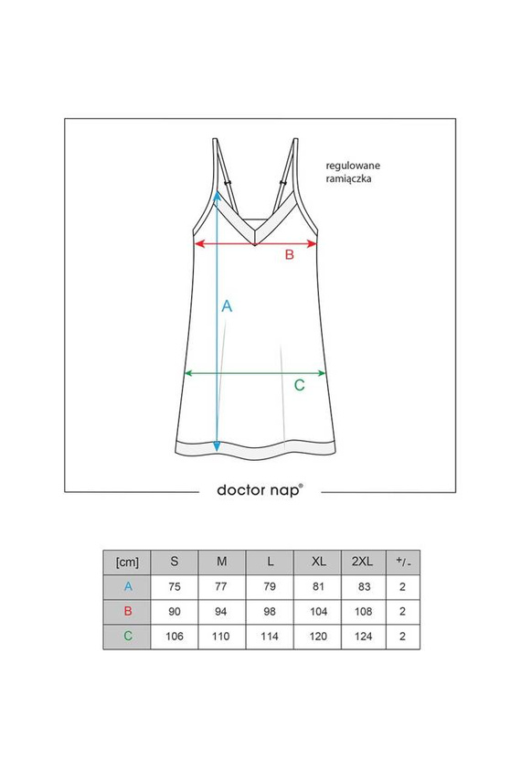 Koszula Nocna 5109 Doctor Nap - black