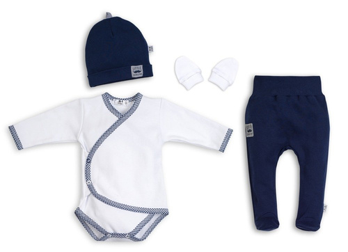 0419C Little Gentleman Komplet niemowlęcy 4-częściowy Marija