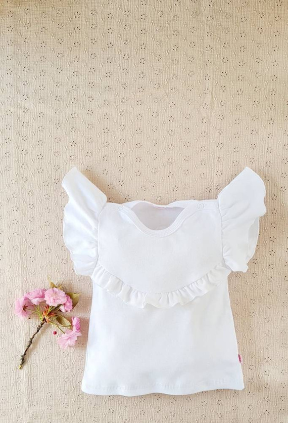 Tunika z długim rękawem 1717B Cherry Marija - white