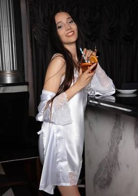 Milan Koszulka satynowa damska DKaren ecru