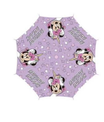 Parasolka dla dzieci Myszka Mini Minnie Mouse parasol Setino unicorn gwiazdki różowy