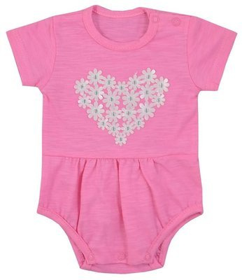 "MARCELINKA" Body niemowlęce krótki rękaw  Koala-różowy