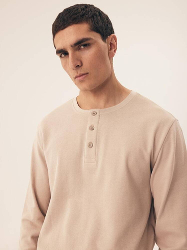 Piżama Męska 42638 Desert Henderson -beżowy