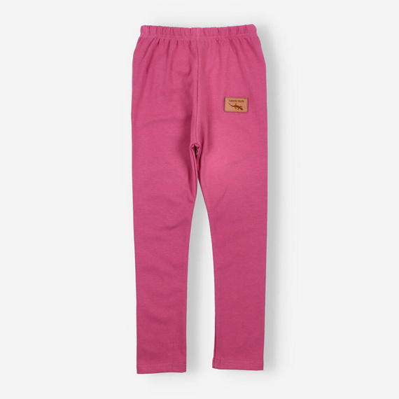 Legginsy dziewczęce Lagarto Verde -  różowy