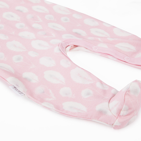 Śpiochy niemowlęce Bamboo Ewa Klucze- szary