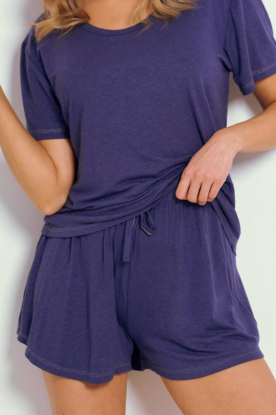 Piżama Damska 3349 Serenity Taro- granatowy