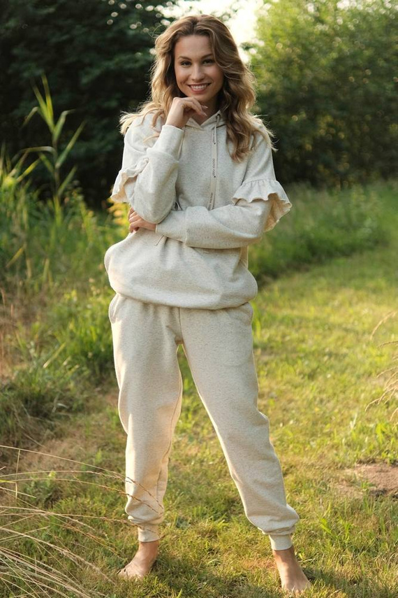 SPO.4309 Spodnie dresowe Doctor Nap - salt pepper