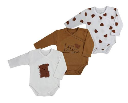 3pak Body rozpinane Little One Koala