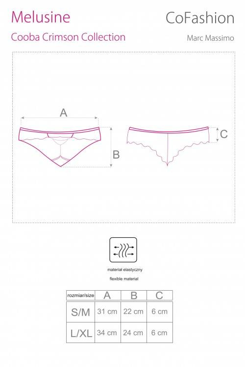 Figi damskie Melusine CF 90390 CoFashion Marc Massimo czarny