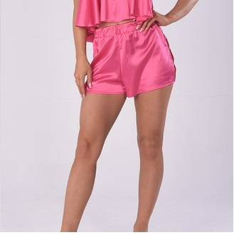 Komplet damski Magenta Top+Shorts Anais