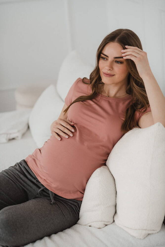 Bluzka ciążowa Belly Milk&Love herbal rose