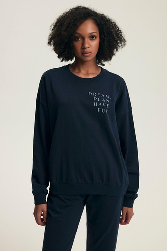 Henderson 43705 Delancy – piżama damska bawełniana z długim rękawem