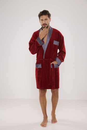 772 Bonjour szlafrok męski forex - bordo