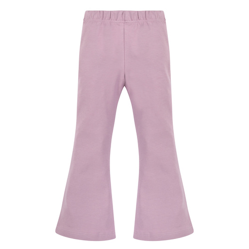 Legginsy bawełniane dzwony Magic Vibes Pinokio - fioletowy