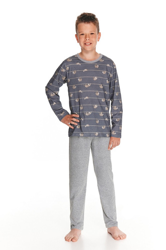 Piżama chłopięca 2621,2622 Harry Taro - 	jeans melanż ciemny
