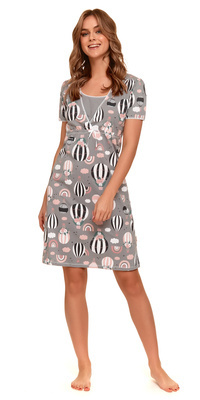 9393 Koszula ciążowa i do karmienia Doctor Nap - grey balloon