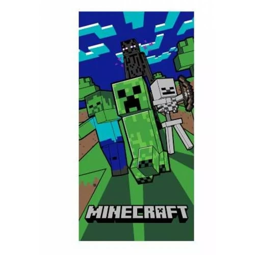 Ręcznik plażowy Minecraft Setino zielony