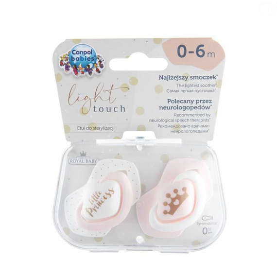 Smoczek light touch Little Prince Campol Babies