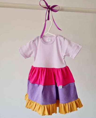 Sukienko-body 354B Calinka Marija - fiolet