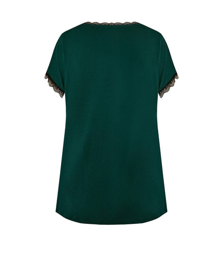 Margot Mix&Match Koszulka Piżamowa Gładka Nipplex - zielony