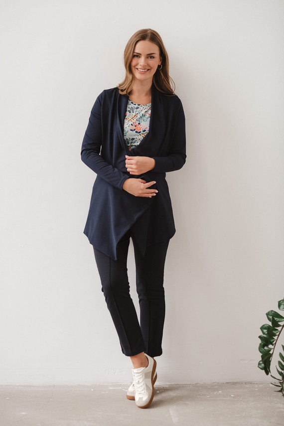 Kardigan ciążowy Mama Wrap Milk&Love granatowy