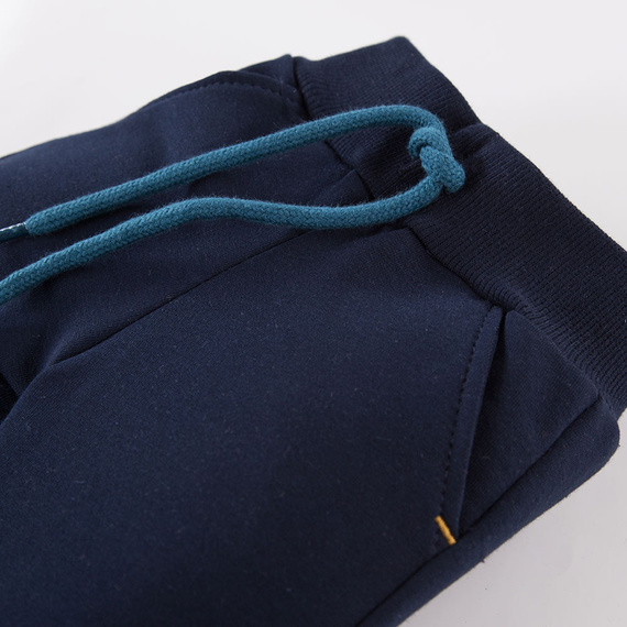 Spodnie bawełaniane Sahara Eevi - granat