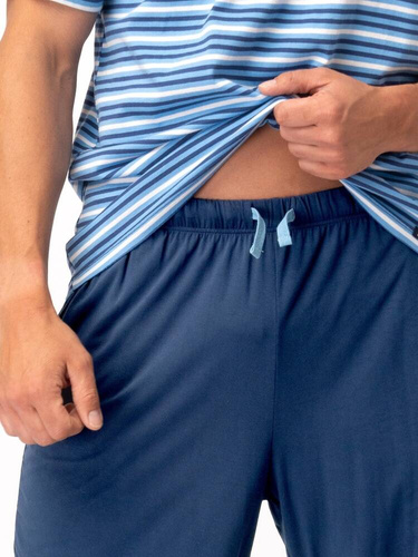 Piżama Męska MNS 364 Key - niebieski