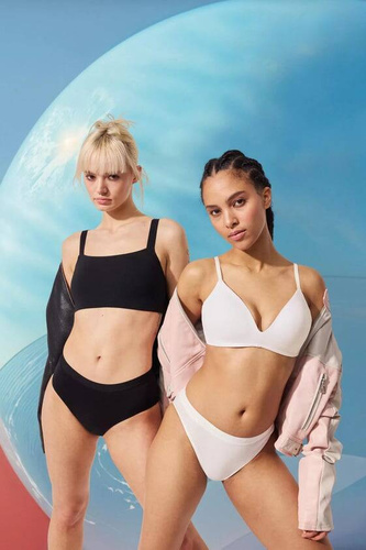 Figi Damskie Casual Midi Sloggi Go - black