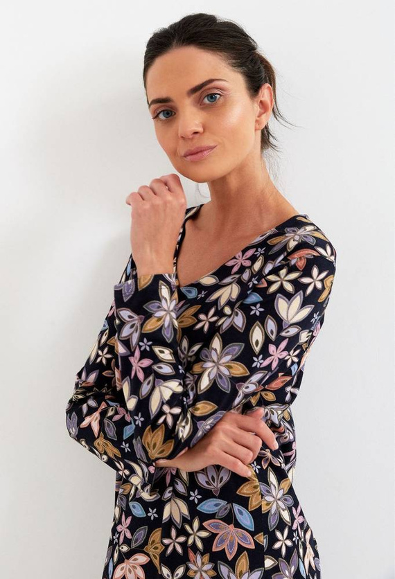 Koszula damska195 CANA - granatowy