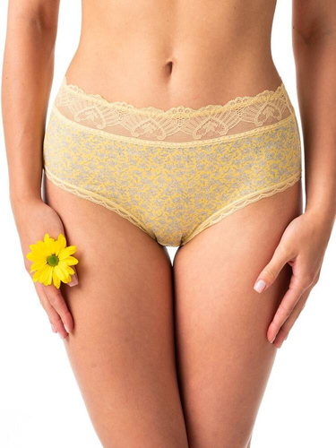 Figi damskie LPC 533  2-pak Key żółty fioletowy