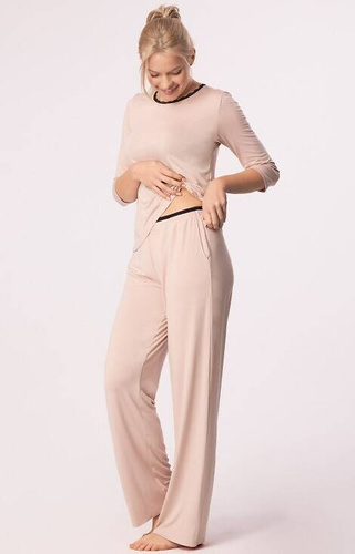 Margot Mix&Match Spodnie piżamowe Nipplex - różowy