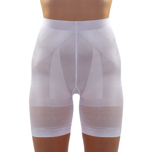 Szorty push up bezszwowe wyszczuplające Magic Body Sesto Senzo biały 