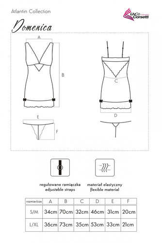 Komplet damski Domenica LC 90505 LivCo Corsetti Fashion