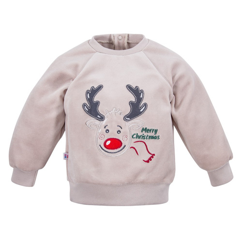 Bluza dresowa Hi Reindeer! Eevi - beżowa