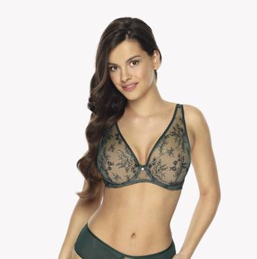 Jenny Biustonosz Push-up  BS 1032  Gaia zieoony