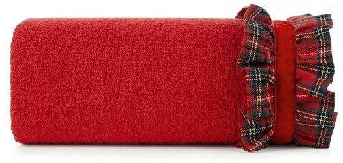 Ręcznik Frotte  Santa 1 Eurofirany czerwony