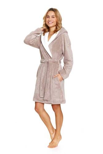 SWW.7181 Szlafrok damski Doctor Nap - beige